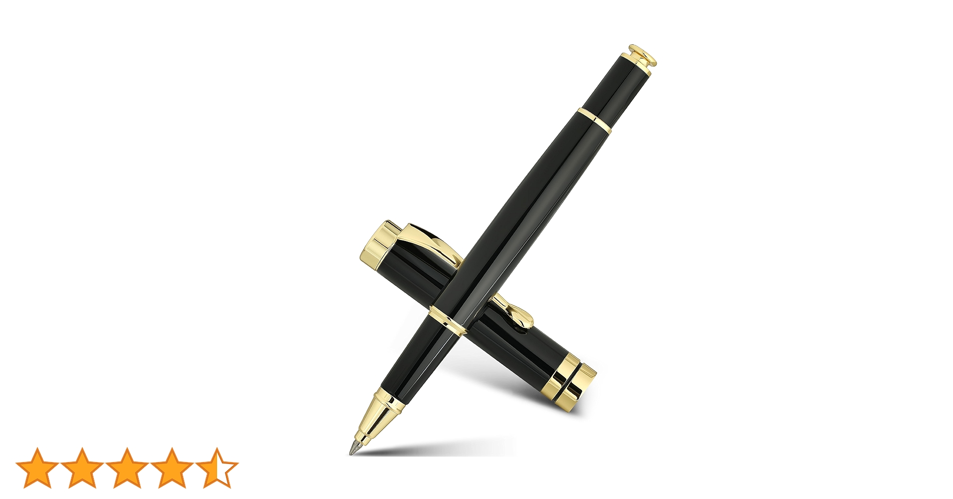 Amazon | BEILUNER ボールペン 美しいブラッククロームメタルペン